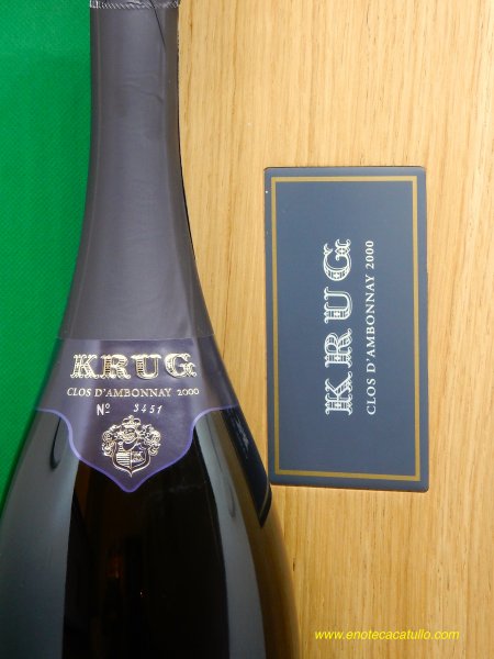 Come di consueto, quando si tratta dei vini di punta, la Maison krug ha l'abitudine di numerare le bottiglie prodotte.